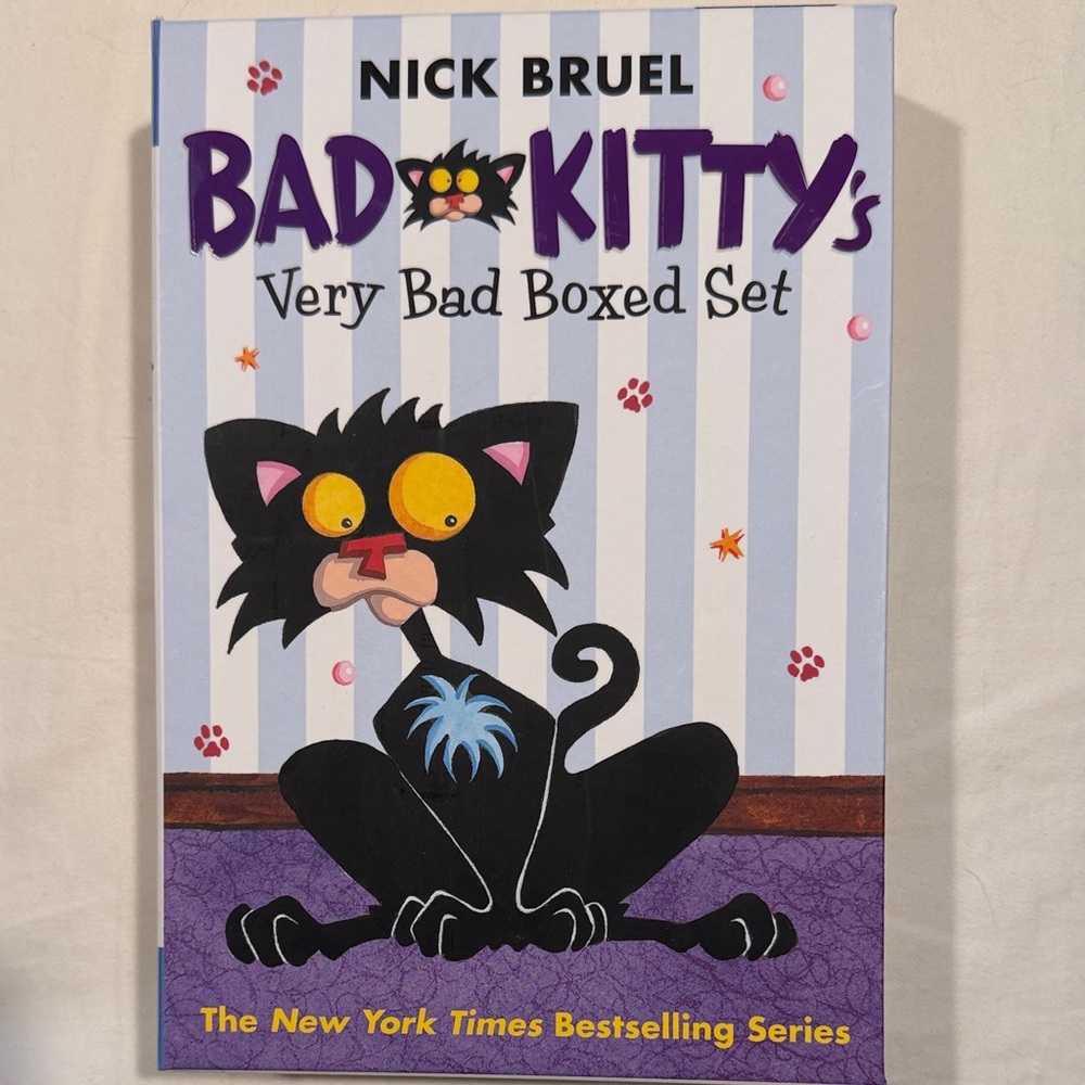 Nick Bruel Bad Kitty's Very Bad Boxed Set - Black & Purple